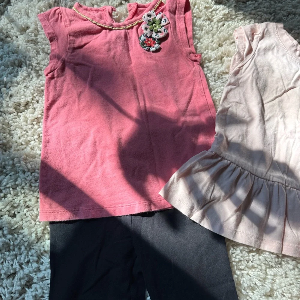 2T girls summer casual cute outfit colorful set girl toddler tops dresse…